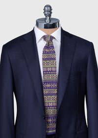 Paul Stuart Cashmere Fair Isle Knit Tie, thumbnail 3