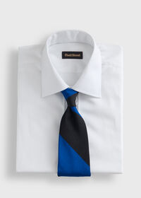 Paul Stuart Woven Silk Block Stripe Tie, thumbnail 2