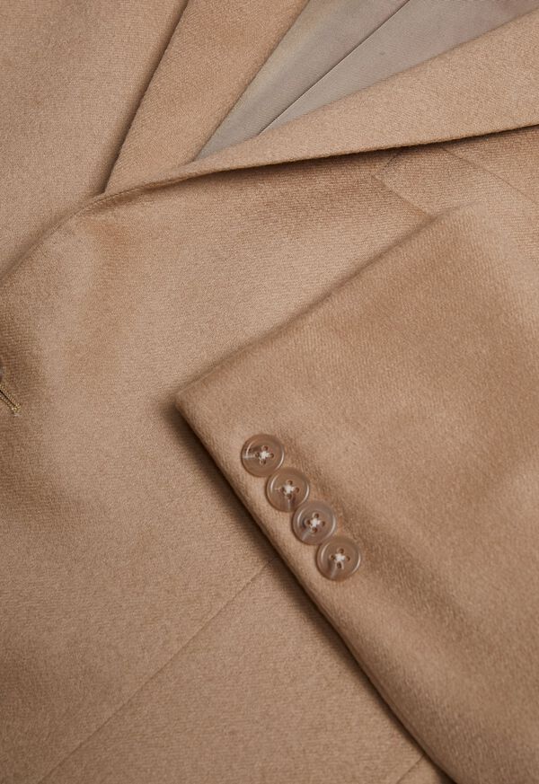 Paul Stuart Camel Solid Cashmere Sport Jacket, image 2