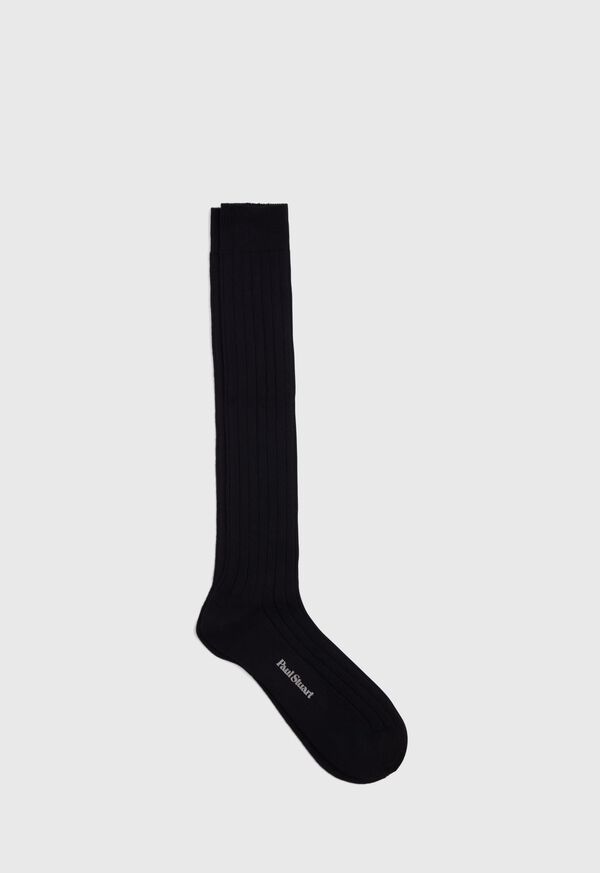 Paul Stuart Cashmere Ribbed Sock, image 1