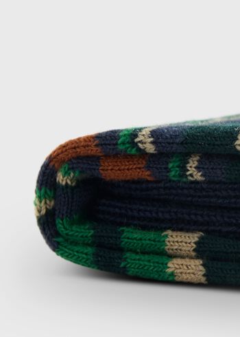 Paul Stuart Multicolor Stripe Sock