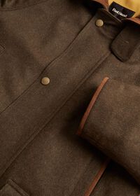 Paul Stuart Wool Loden Field Coat with Contrast Interior, thumbnail 3