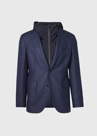 Paul Stuart Wool and Cashmere Hooded Jacket, thumbnail 1
