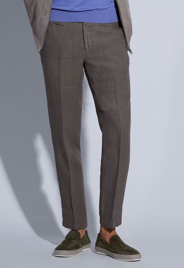 Paul Stuart Garment Dyed Linen Trouser, image 2