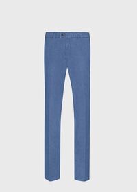 Paul Stuart Chambray Cotton Stretch Pant, thumbnail 1