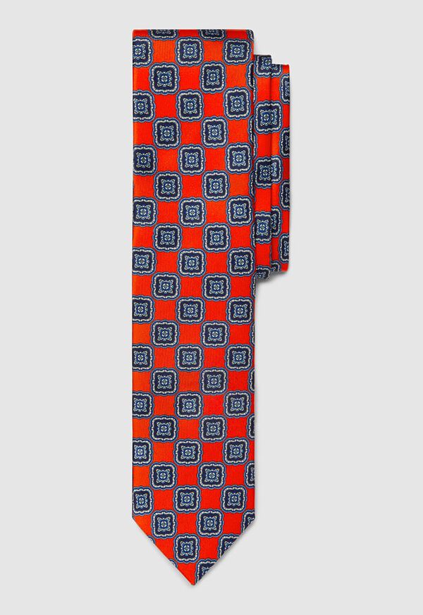Paul Stuart Silk Large Medallion Tie, image 1