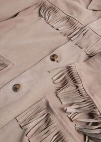 Paul Stuart Suede Fringed Jacket, thumbnail 5