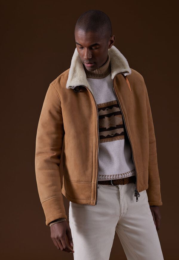 Paul Stuart Cashmere & Wool Intarsia Turtleneck Sweater, image 3