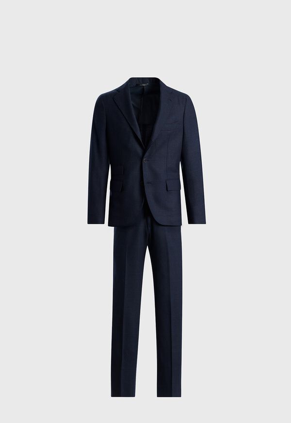 Paul Stuart Tonal Plaid Three-Button Wool Suit