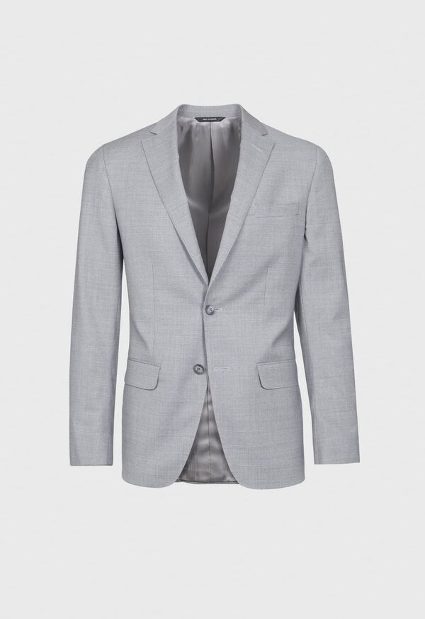 Paul Stuart Light Grey Mini Houndstooth Wool Blend suit, image 3