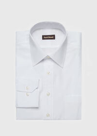 Paul Stuart White Broadcloth Cotton Dress Shirt, thumbnail 1
