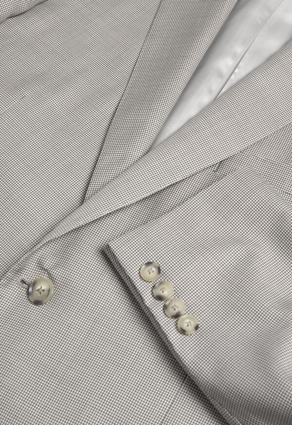Paul Stuart Tan & Brown Houndstooth Jacket, image 2