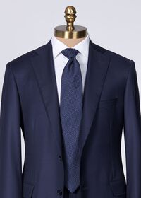 Paul Stuart Woven Silk Micro Pattern Tie, thumbnail 2