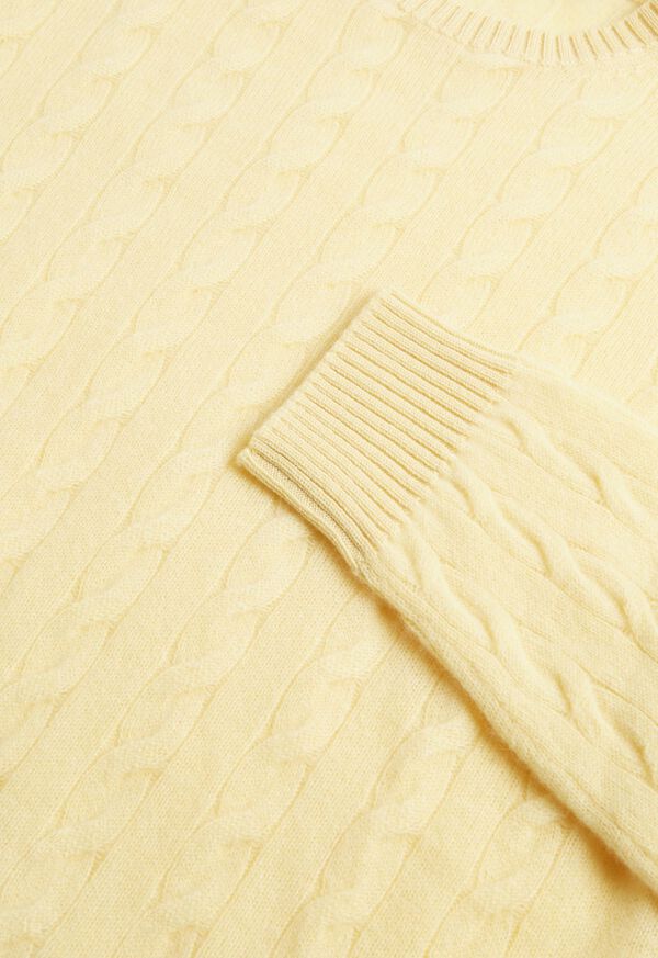 Paul Stuart Cashmere Cable Crewneck Sweater, image 3