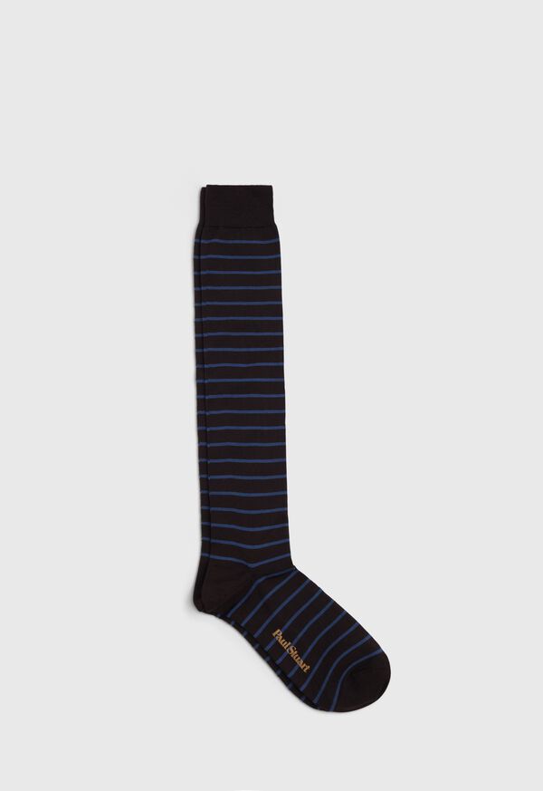 Paul Stuart Repeating Single Stripe Sock, image 1
