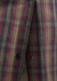 Paul Stuart Plaid Trench Coat, thumbnail 5