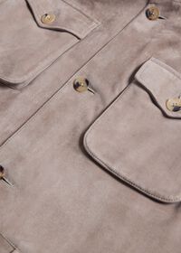 Paul Stuart Suede & Shearling Safari Vest, thumbnail 3