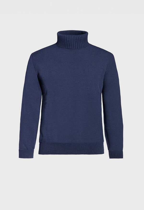 Paul Stuart Classic Cashmere Double Ply Turtleneck Sweater, image 1