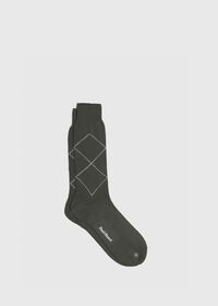 Paul Stuart Subtle Argyle Crew Sock, thumbnail 1