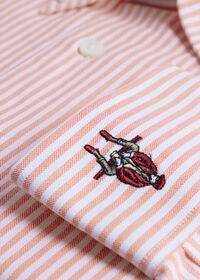 Paul Stuart Striped Oxford Logo Sport Shirt, thumbnail 3