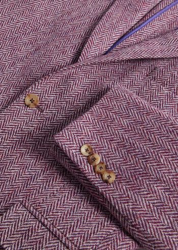 Paul Stuart Herringbone Tweed Jacket