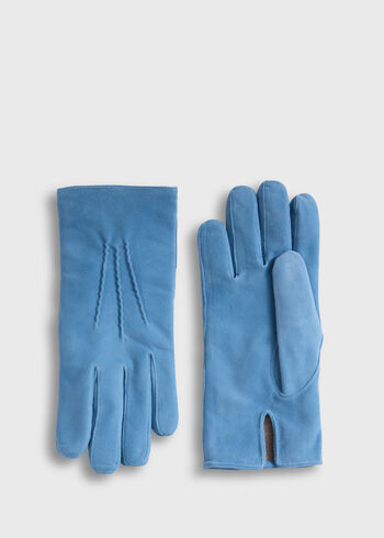 Paul Stuart Suede Gloves with Cashmere Lining