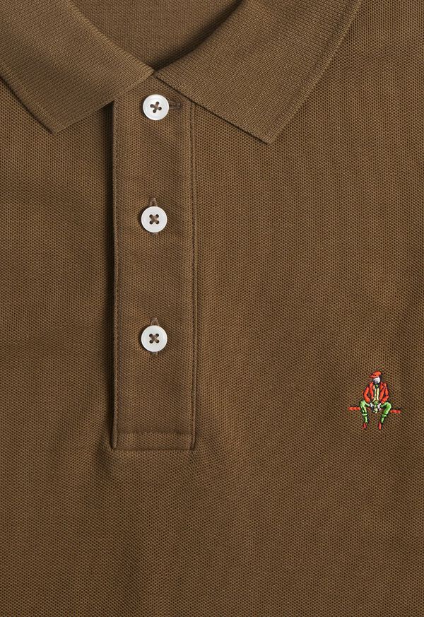 Paul Stuart Cotton Piqué Logo Polo, image 43