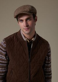 Paul Stuart Quilted Suede Vest, thumbnail 2