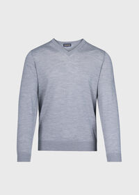 Paul Stuart Merino Wool V-neck Sweater, thumbnail 1
