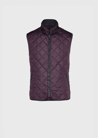 Paul Stuart Nylon Quilted Vest with Piping, thumbnail 4