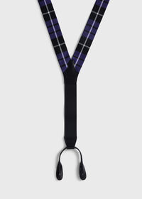 Paul Stuart Wool Plaid Suspenders, thumbnail 3