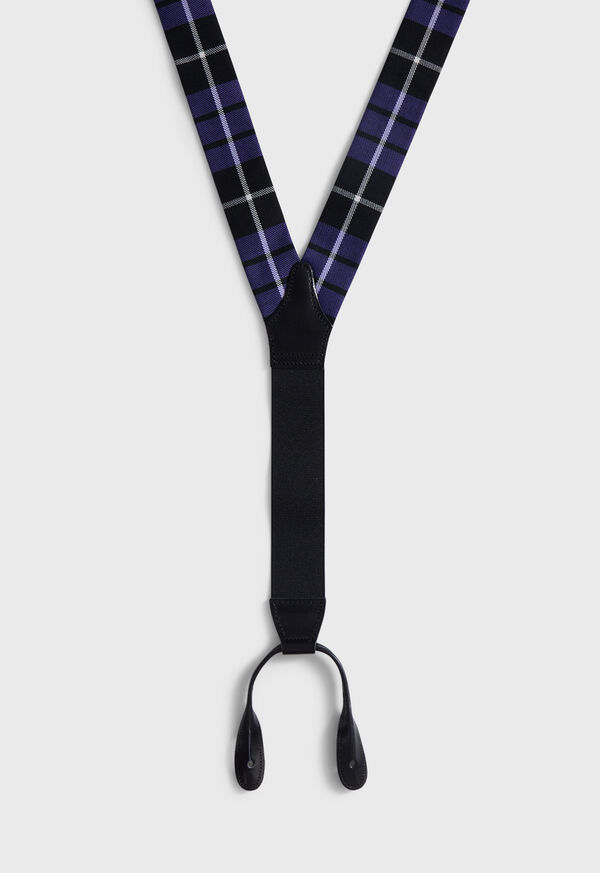 Paul Stuart Wool Plaid Suspenders, image 3