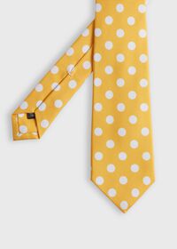 Paul Stuart Printed Silk Large Polka Dot Tie, thumbnail 1